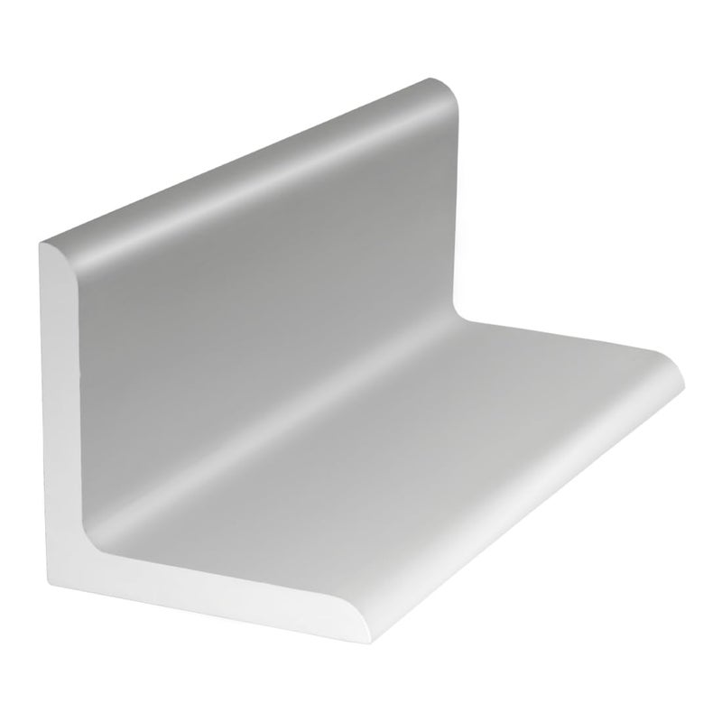 8020, 25-8218, 25mm x 25mm x 4mm Structural Angle Aluminum Stock Profile, Wall Thickness 4mm, 90 Degree Angled DIY Industrial 25x25 Millimeter Metal Profile (2260mm Long)